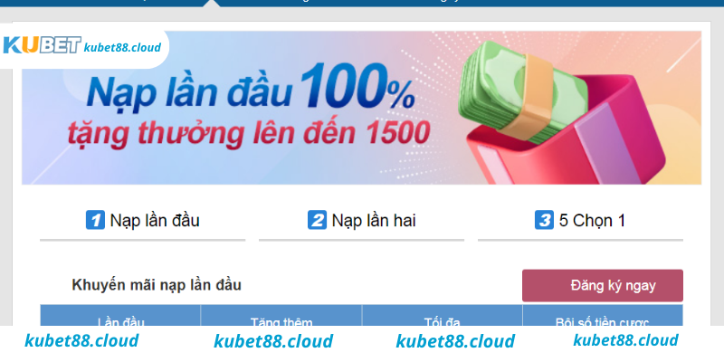 Cách nhận ngay 50k tại game Kubet